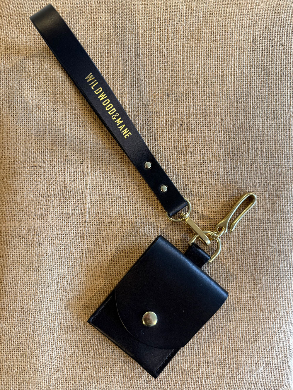 "The Audrey" Wristlet - Black