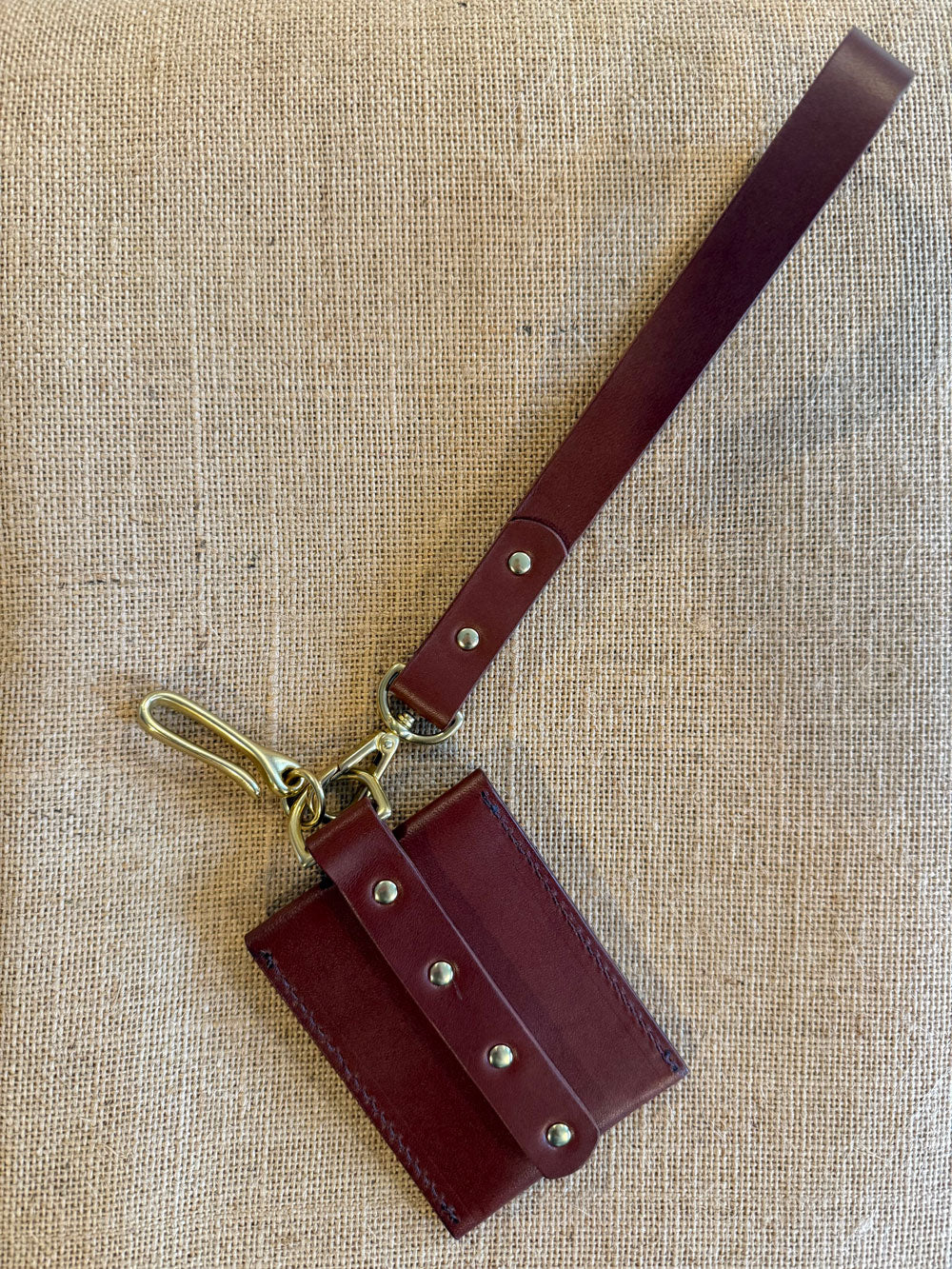 "The Audrey" Wristlet - Brown